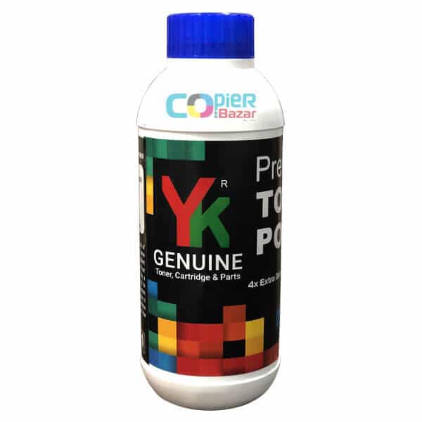 YK Compatible Black Toner Powder 500gm Bottle Front