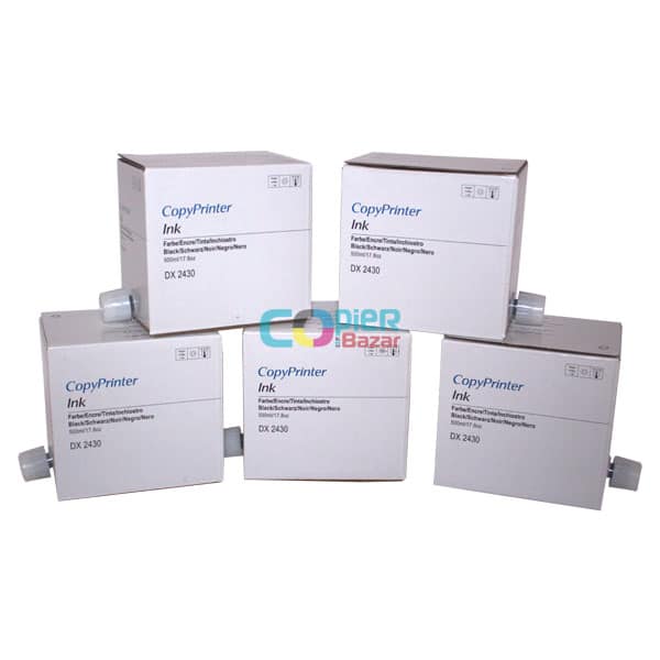 DX 2430 Red Ink for RICOH Copy Printer (Pack of 5 x 500ml)