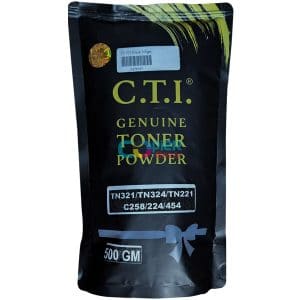 CTI Compatible Black Toner for Konica Minolta TN321/TN324/TN221/C258/224/454 (500gm pouch)