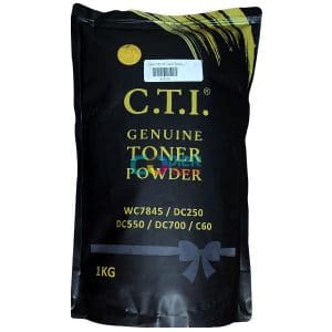 CTI Compatible Black Toner for Xerox WC7845/DC250/DC550/DC700/C60 (1kg-pouch)