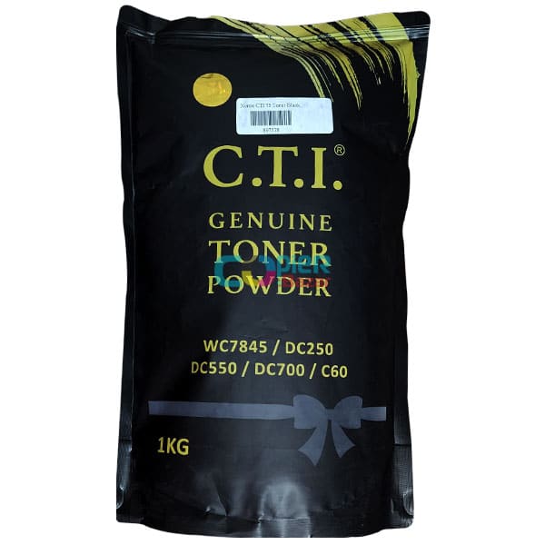 CTI Compatible Black Toner for Xerox WC7845/DC250/DC550/DC700/C60 (1kg-pouch)