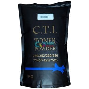 CTI Compatible Cyan Toner for Xerox DC250/DC252/DC260/C550/WC7345/WC7425/WC7525 (1kg-pouch)