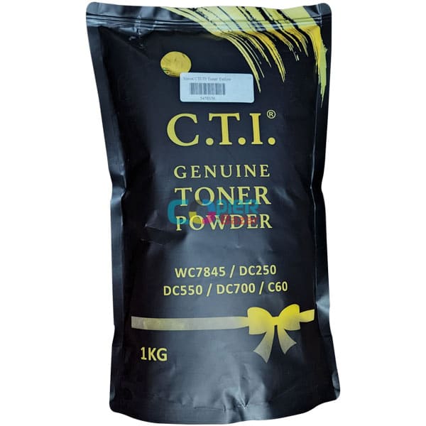 CTI Compatible Yellow Toner for Xerox WC7845/DC250/DC550/DC700/C60 (1kg-pouch)