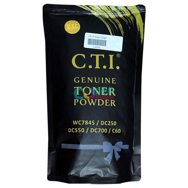 CTI Compatible Black Toner for Xerox WC7845/DC250/DC550/DC700/C60 (500gm pouch)