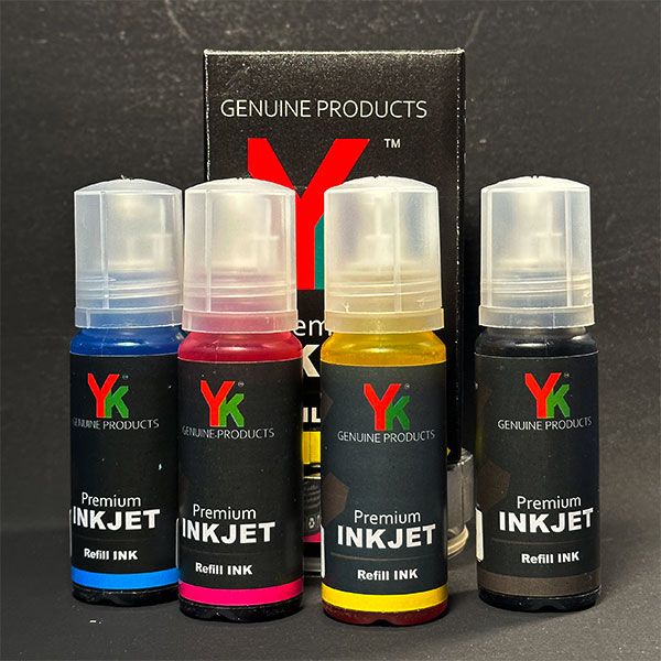 YK 003 Refill Ink for Epson L3110, L3150, L3250, L3252, L3115, L3116, L3101, L3210, L3215, L3216, L3151, L3152, L3156, L5190 Printers ( Best Quality ) 1 YK 003 Refill Ink for Epson