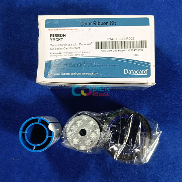 Data Card Full Panel Ribbon YMCT With Cleaning Kit 534700 001 R002 ( Best Quality )