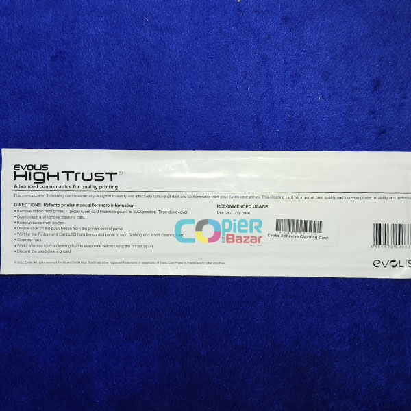 Evolis ACL004 T Cleaning Card