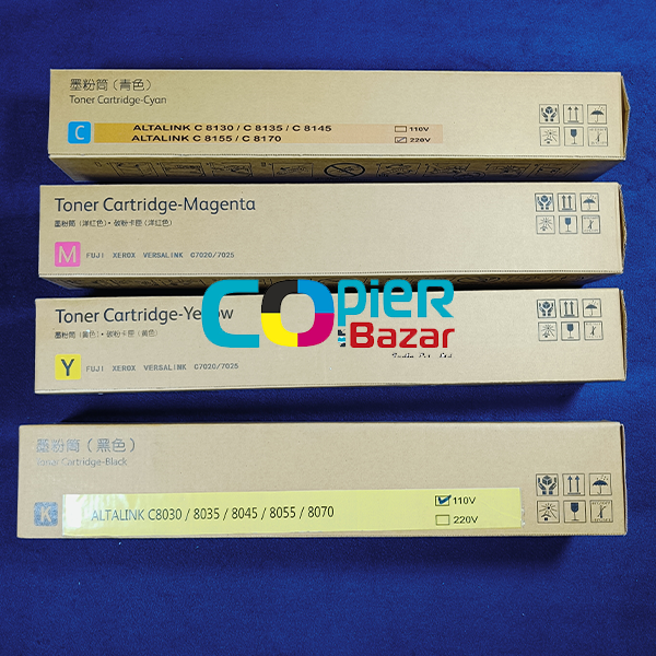Xerox CMYK Toner Cartridge Set For C8030 8035 8045 8070 C7020 7025 ( Compatible ) 2 Xerox CMYK Toner Cartridge Set For C8030 8035 8045 8070 C7020 7025 ( Compatible ) - Image 2