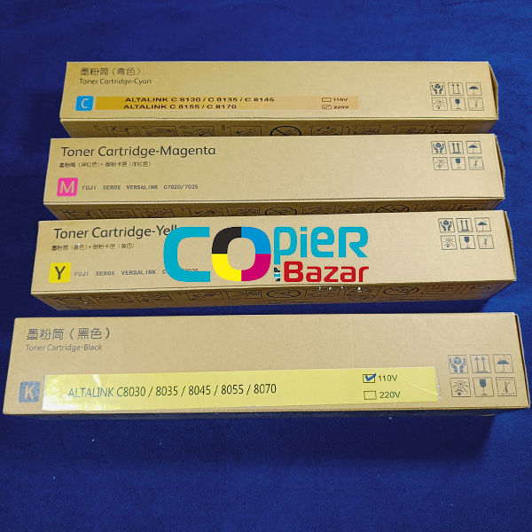 Xerox CMYK Toner Cartridge Set For C8030 8035 8045 8070 C7020 7025 ( Compatible ) 3 Xerox CMYK Toner Cartridge Set For C8030 8035 8045 8070 C7020 7025 ( Compatible ) - Image 3