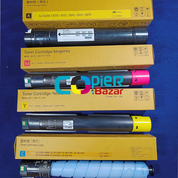 Xerox CMYK Toner Cartridge Set For C8030 8035 8045 8070 C7020 7025 ( Compatible ) 1 Xerox CMYK Toner Cartridge Set For C8030 8035 8045 8070 C7020 7025 ( Compatible )