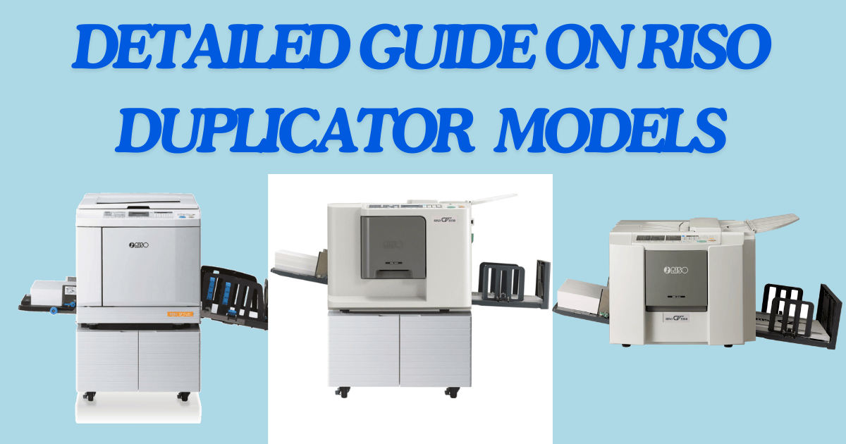 Riso Duplicator machine designed for high-volume, sustainable printing