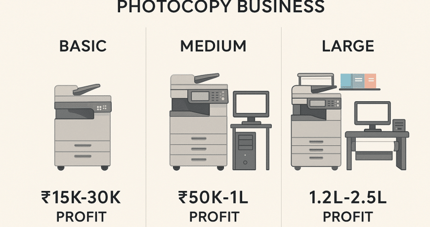 photocopy business profit margin